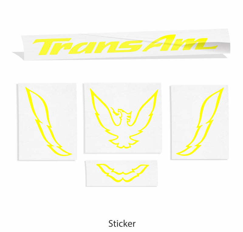 Rear Panel Overlay Decals - 93-02 Trans Am