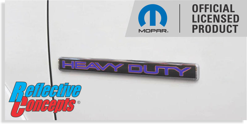HEAVY DUTY Door Emblem Overlay Decals   - 2013-2018 Ram 2500