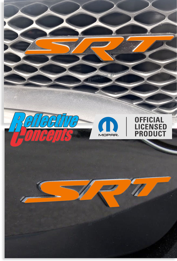 SRT Emblem Overlay Decals - 2015-2018 Charger SRT 392