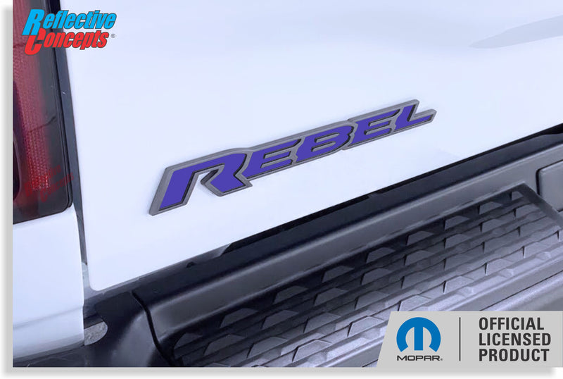 REBEL Emblem Inlay Decal - 2019-2025 Ram 1500 Rebel
