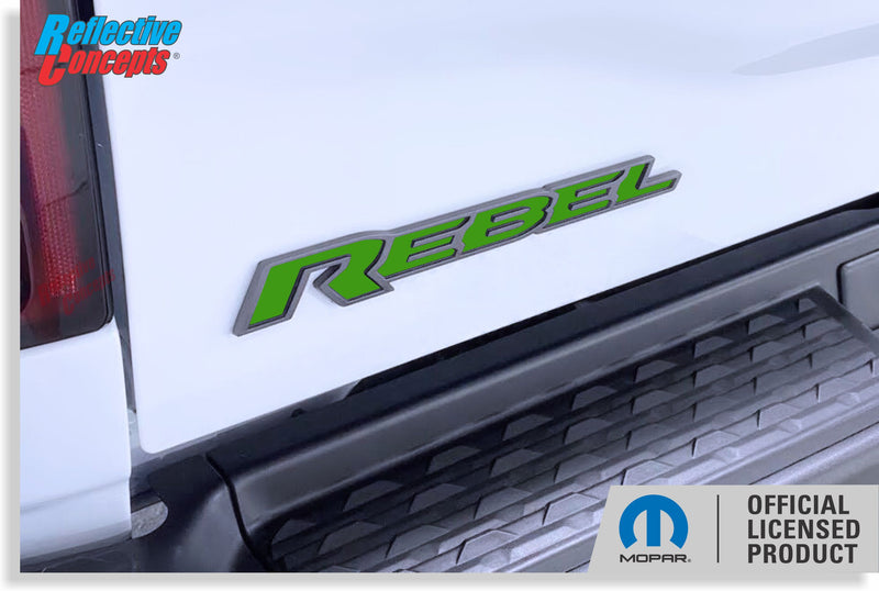 REBEL Emblem Inlay Decal - 2023-2024 Ram 2500 Rebel