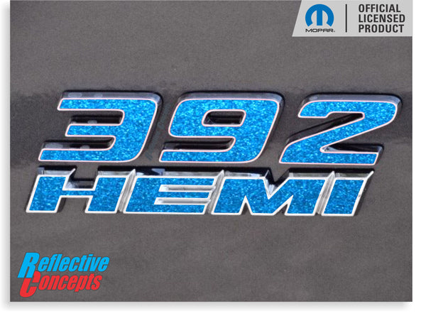 392 Hemi Emblem Overlay Decals - Dodge Charger SRT8,SRT392, Scat Pack