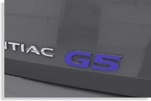 G5 Emblem Overlay Decal - Pontiac G5