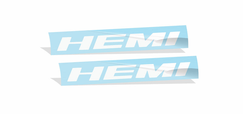 Hemi Fender Emblem Overlay Decals (pair)  - 2011-2019 Dodge Charger R/T