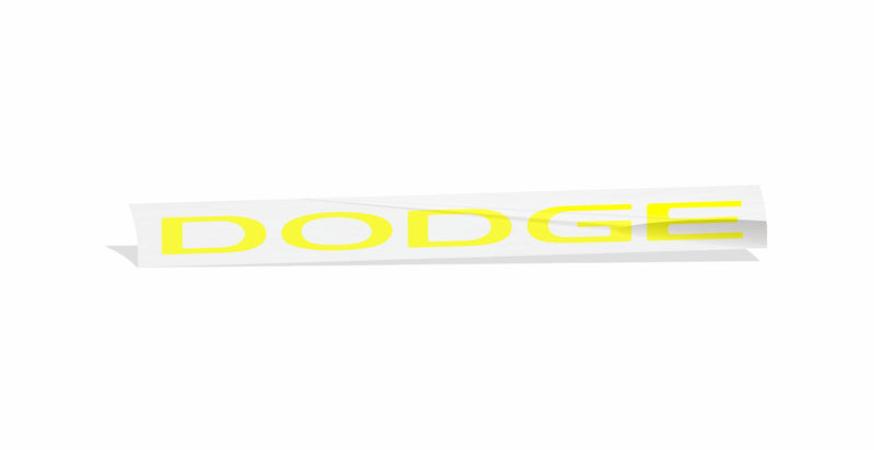 DODGE Grille Emblem Overlay Decal -  Journey