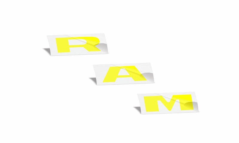 RAM Grille Emblem Overlay Decal   - 2023-2024 Ram 2500 Rebel