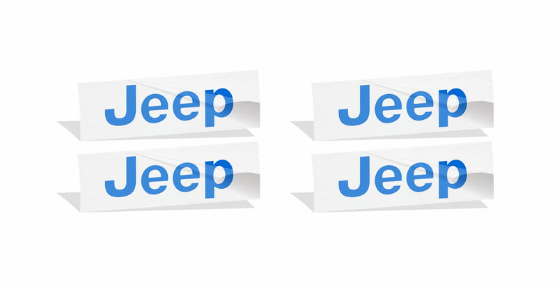 JEEP Center Cap Overlay Decals for 2014-2023 Cherokee