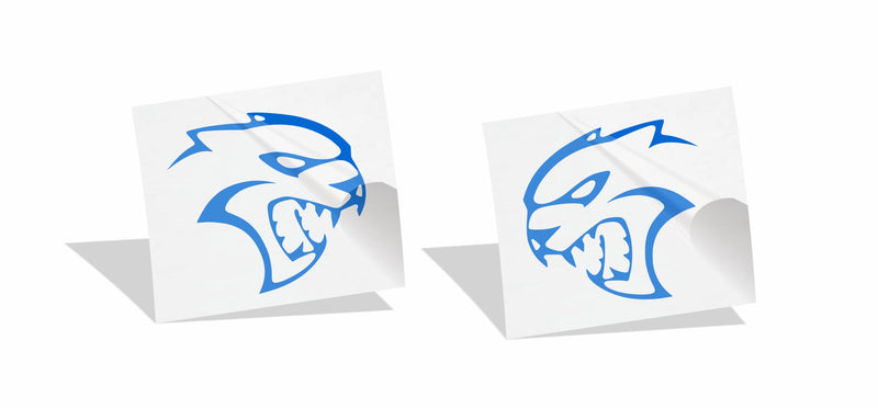 Hellcat Emblem Overlay Stickers (pair) - Durango SRT Hellcat