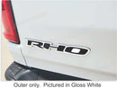 RHO Tailgate Emblem Overlay Decal - 2025-20206 Ram 1500 RHO