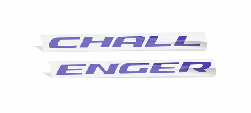CHALLENGER Grille Emblem Overlay Decal - 2015-2023 Challenger
