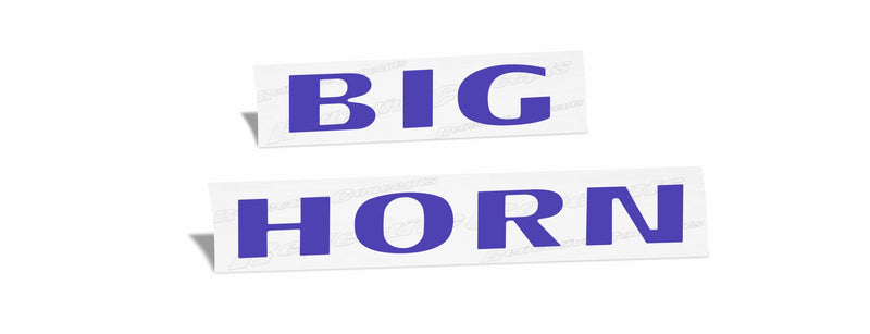 BIG HORN Tailgate Emblem Overlay Decals   - 2013-2018 Ram Big Horn