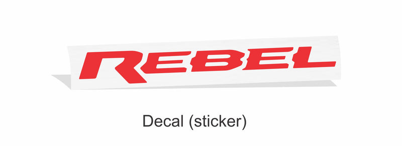 REBEL Glove Box Inlay Decal  - 2015 -2018 Ram Rebel
