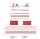 GXP Engine Cover Overlay Decals - Grand Prix GXP