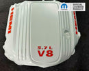 5.7L V8 Engine Cover Letter Overlay Decals - 2009-2023 Chrysler 300C