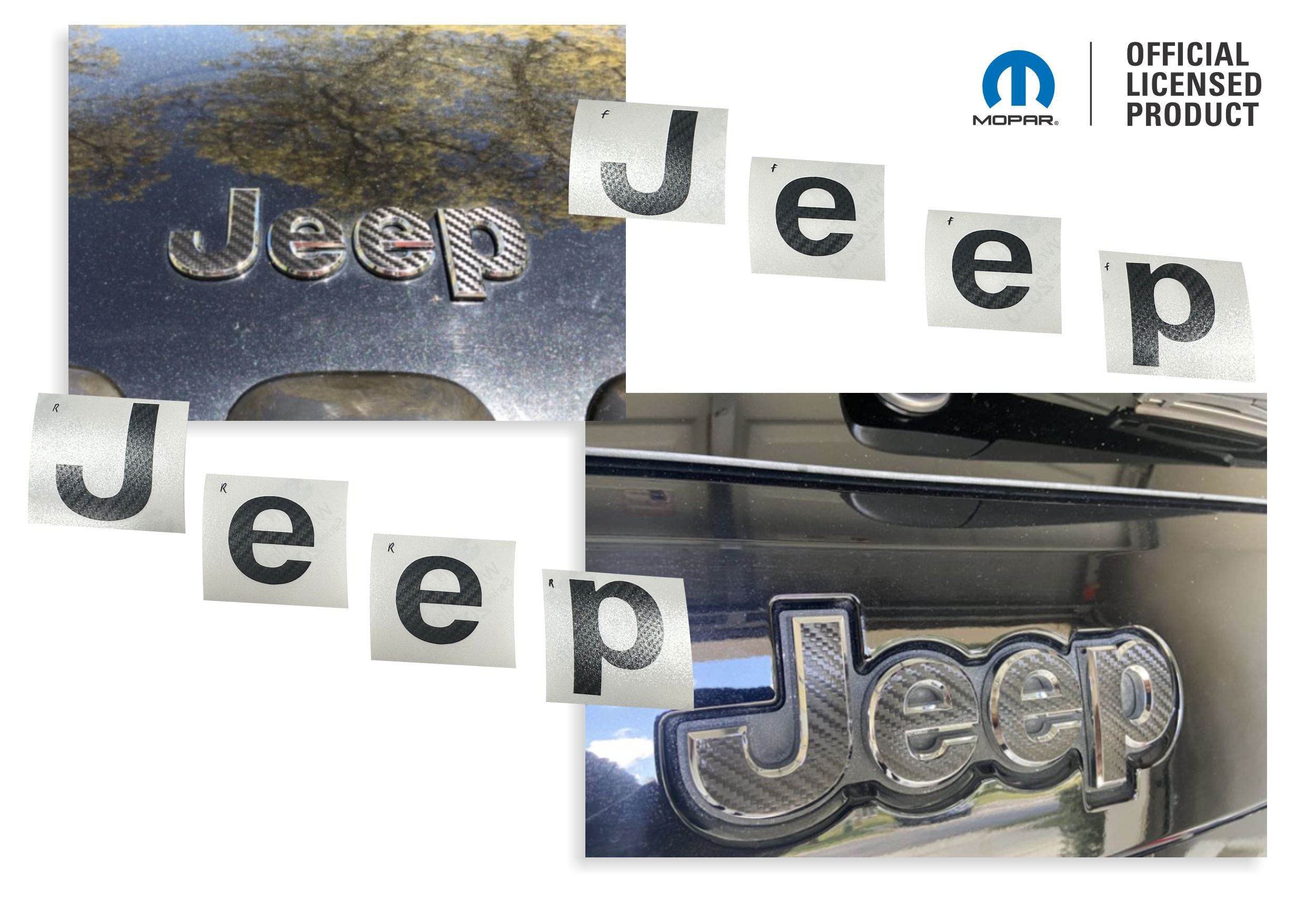 JEEP Emblem Overlay Decals for Renegade