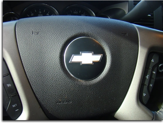 Steering Wheel Bowtie Overlay Decal - 07-14 Suburban
