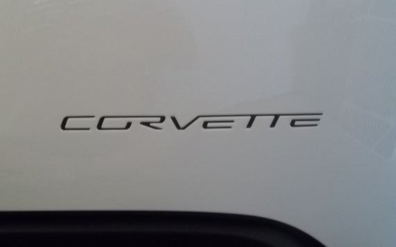 Rear Lettering Inlay Decal - C6 Corvette 05-13