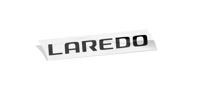 LAREDO Emblem Overlay Decal - 2021-2024 Grand Cherokee L