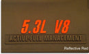GXP Engine Cover Overlay Decals - Grand Prix GXP