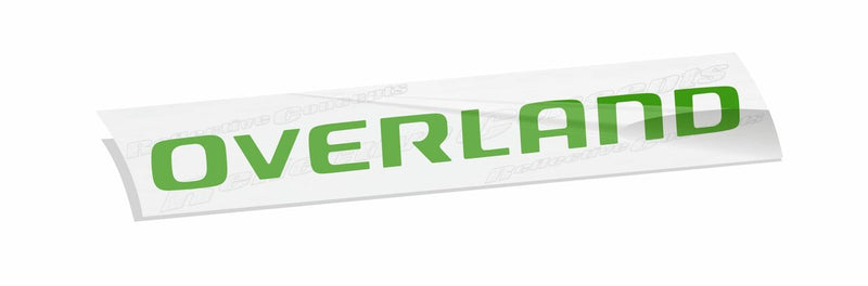 OVERLAND Emblem Overlay Decal - 2021-2024 Grand Cherokee L