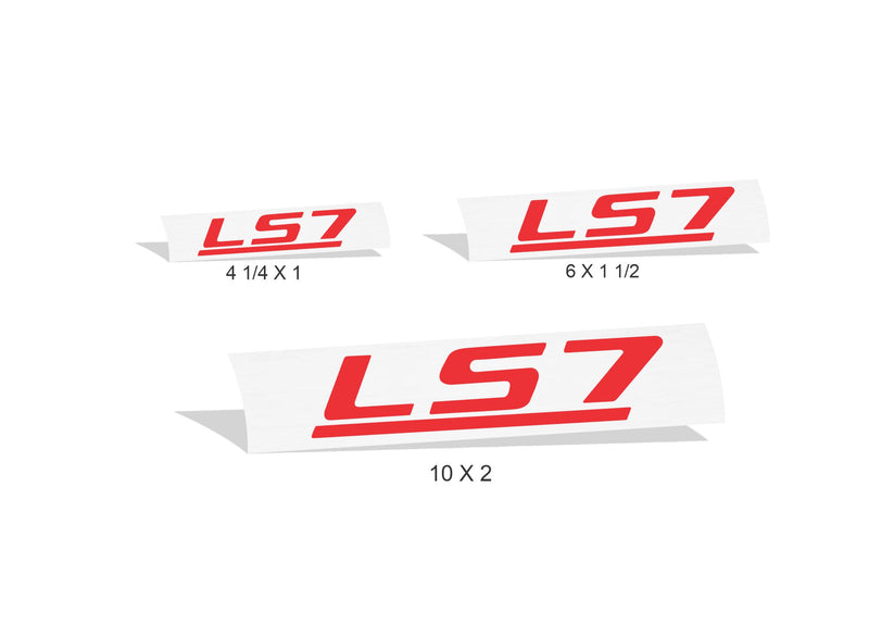 LS7 Decals (pair) 2014 Camaro Z/28
