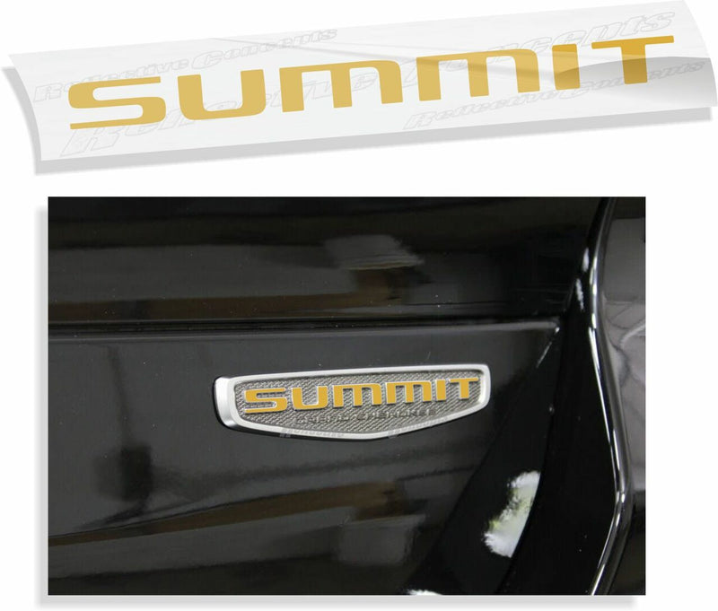 SUMMIT Emblem Overlay Decal - 2022-2024 Grand Cherokee Summit