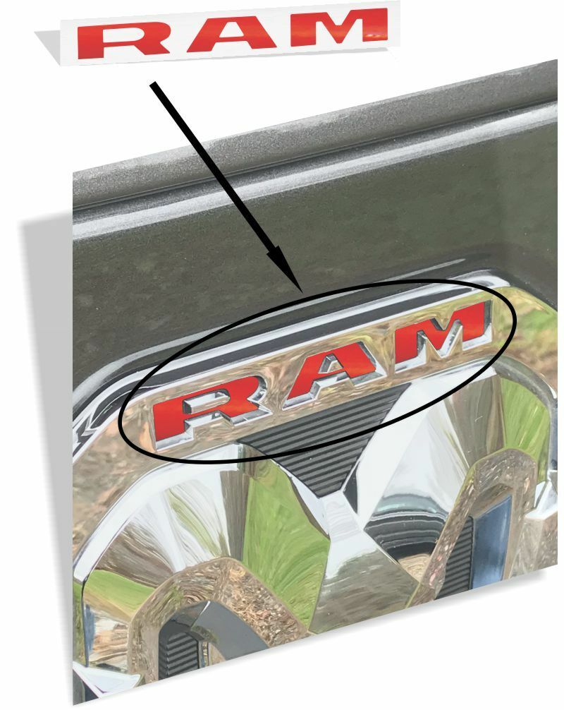 KIT:  LIMITED Emblem Overlay Decal Set - 2019 2020 2021 2022 2023 2024 Ram 1500 Limited