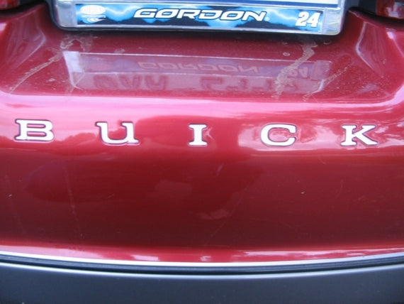 Rear Lettering Inlay Decal - 97-04 Buick Regal
