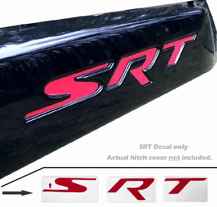 SRT Hitch Cover Inlay Decal  - 2012-2021 Grand Cherokee SRT