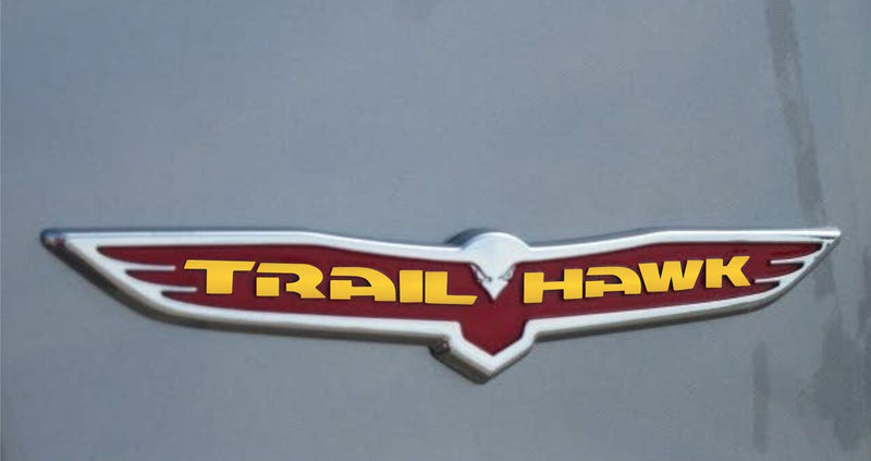 TRAILHAWK Lettering Overlay Decal - Jeep Cherokee Trailhawk