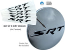 SRT Center Cap Overlay Decals for Challenger SRT