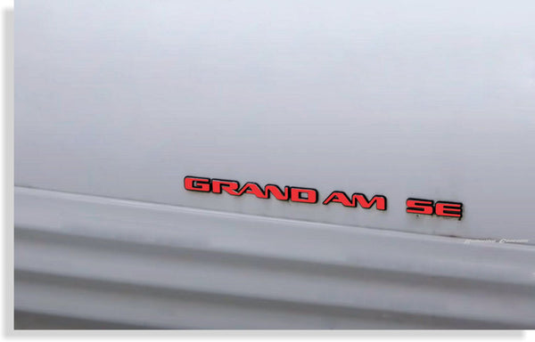 Badge Overlay Decals Door and Trunk - 99-05 Pontiac Grand Am SE