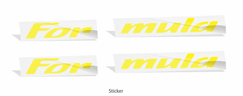 FORMULA Badge Overlay Decals - 98-02 Firebird Formula