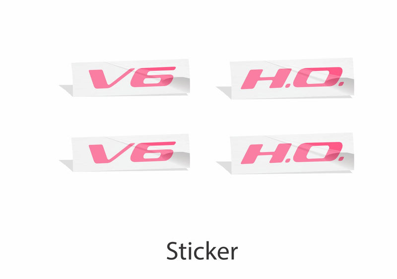 V6 H.O. Badge Overlay Decal - 99-02 Grand Am