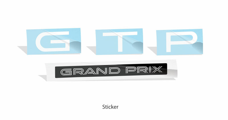 GTP Badge Overlay Decals - 94-96 Grand Prix GTP