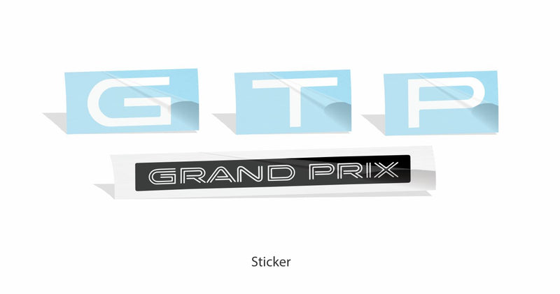 GTP Badge Overlay Decals - 94-96 Grand Prix GTP