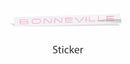 Rear Bumper BONNEVILLE Lettering Inlay Decal - 00-03 Bonneville