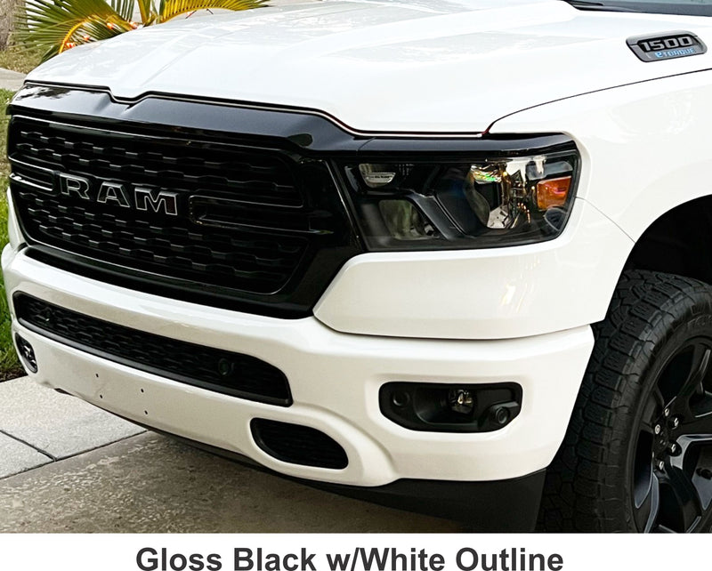 RAM Grille Emblem Overlay Decal   - 2019-2024 Ram 1500