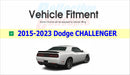 DODGE Trunk Lettering Emblem Overlay Decal - 2015-2023 Challenger