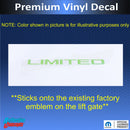 LIMITED Emblem Overlay Decal - Cherokee
