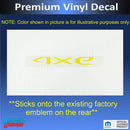 4xe Liftgate Emblem Overlay Decal  - 2021-2025 Wrangler 4xe
