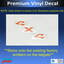 4x4 Emblem Overlay Decal for 2009-2018 Ram