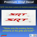 SRT Emblem Overlay Decals - 2015-2018 Charger SRT 392