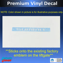 SUMMIT Emblem Overlay Decal - 2022-2025 Grand Cherokee Summit