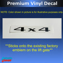4x4 Emblem Overlay Decal - Jeep Renegade