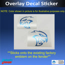 Hellcat Emblem Overlay Stickers (pair) - Durango SRT Hellcat