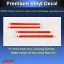 Door Handle Accent Decals (set of 4)  - 2019-2024 Ram 1500