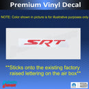 SRT  Airbox Lettering and Stripe Decals  - Challenger SRT Hellcat