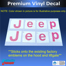 JEEP Emblem Overlay Decals   - Jeep Cherokee