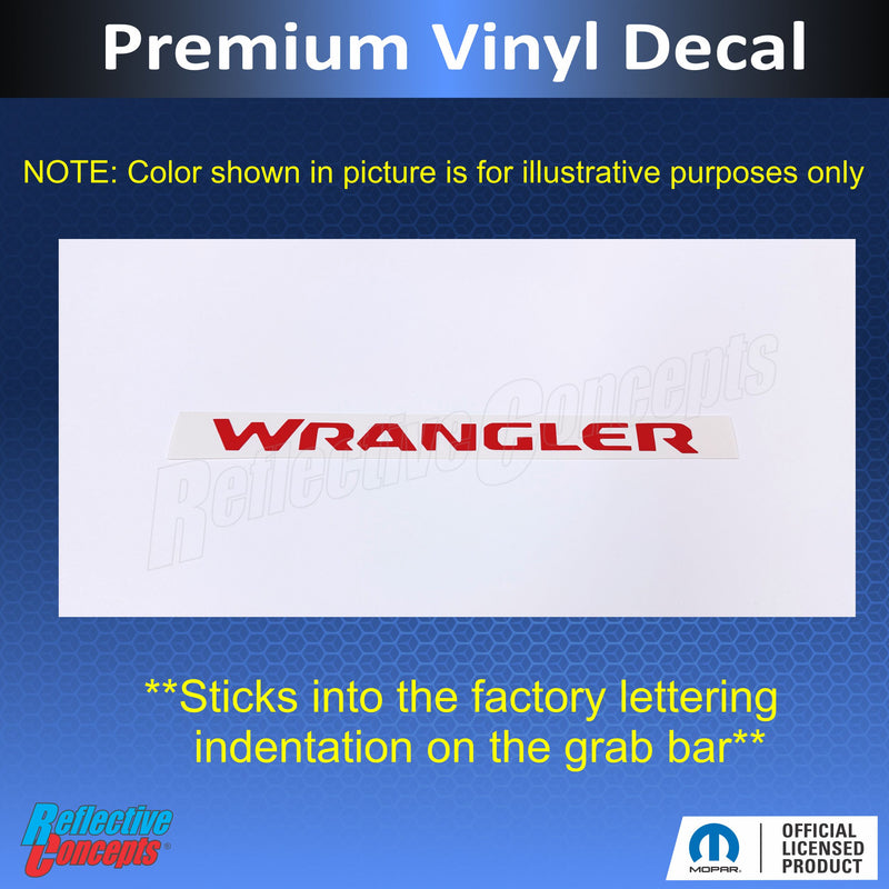 Jeep Wrangler JL Emblem Overlay Decal